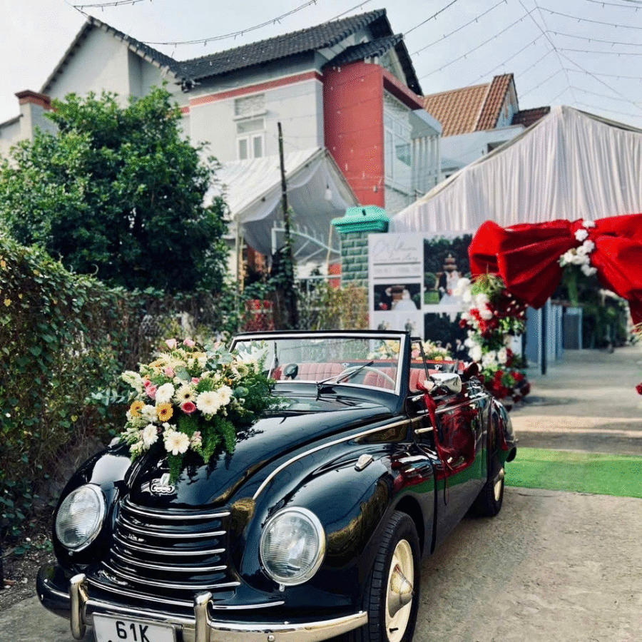 Xe Hoa Audi DKW Cổ Màu Đen